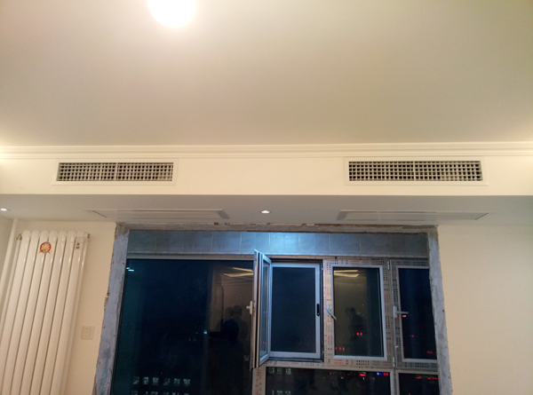 北京 陽(yáng)春光華家園 大金VRV-P系列 一拖五中央空調(diào)系統(tǒng)安裝案例